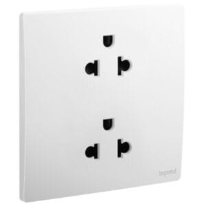 Ổ cắm đôi ba chấu EU 16A Mallia Senses | 281104MW