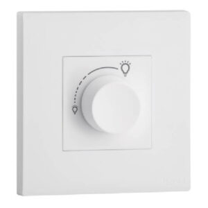 Dimmer xoay 40-400W cho đèn sợi đốt 230V Obria MEC24012WH