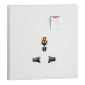 Ổ cắm đa năng 2P+E có công tắc 16A Obria MEC32045WH