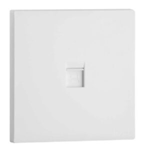 Ổ cắm mạng đơn RJ45 Cat.6 UTP Obria MEC43018WH