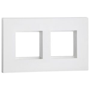 Mặt che Arteor 2 gang 2 module Obria MEC17061WH