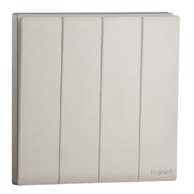 Công tắc bốn 1 chiều 16A Obria MEC21010WH 3 Công tắc bốn 1 chiều 16A Obria MEC21010CH