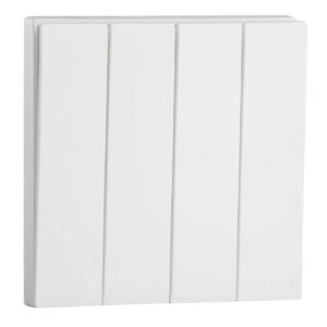 Công tắc bốn 2 chiều 16A Obria MEC22011WH