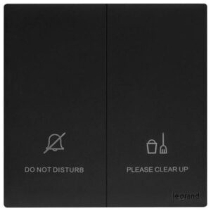 Bộ điều khiển phòng khách sạn DND/MUR Obria MEC27007BL