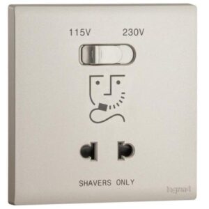 Ổ cắm dao cạo râu 1 gang Obria MEC36019CH