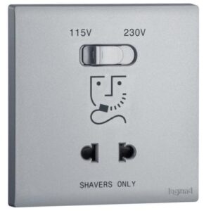 Ổ cắm dao cạo râu 1 gang Obria MEC36019SL