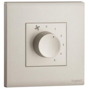 Công tắc điều chỉnh tốc độ quạt 5 cấp 100W Obria MEC66014CH
